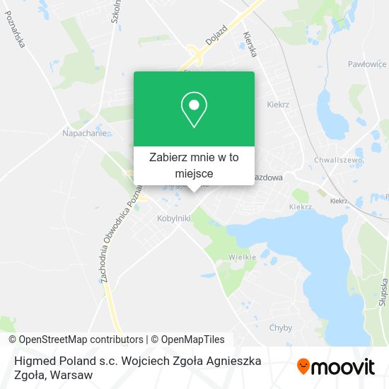 Mapa Higmed Poland s.c. Wojciech Zgoła Agnieszka Zgoła