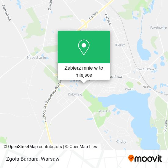 Mapa Zgoła Barbara