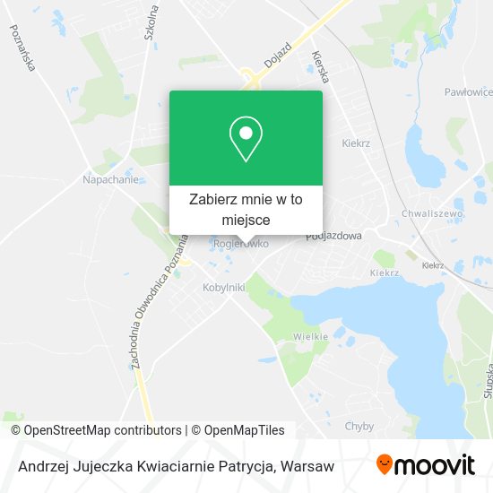 Mapa Andrzej Jujeczka Kwiaciarnie Patrycja