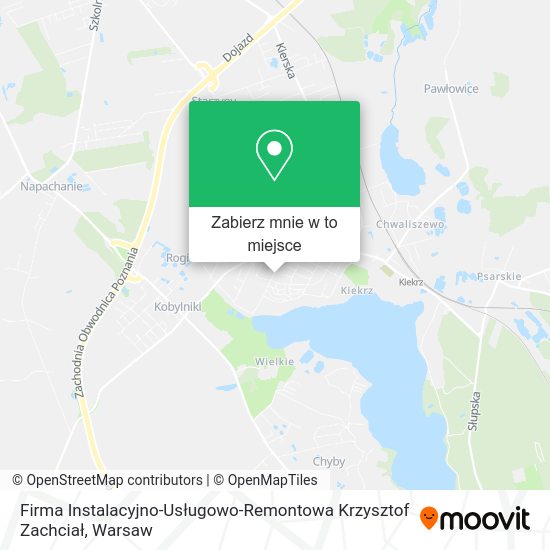 Mapa Firma Instalacyjno-Usługowo-Remontowa Krzysztof Zachciał