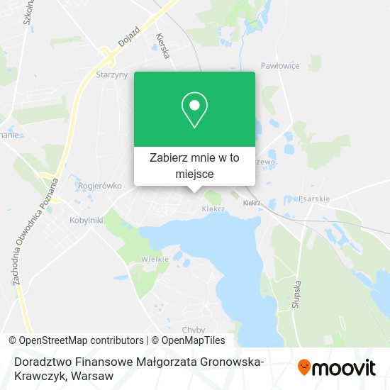 Mapa Doradztwo Finansowe Małgorzata Gronowska-Krawczyk