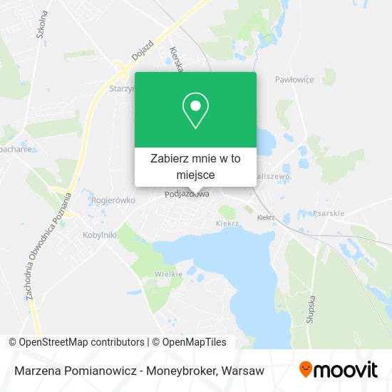 Mapa Marzena Pomianowicz - Moneybroker