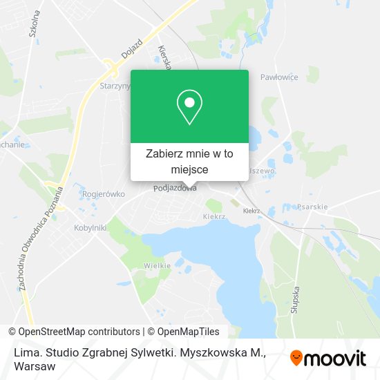 Mapa Lima. Studio Zgrabnej Sylwetki. Myszkowska M.