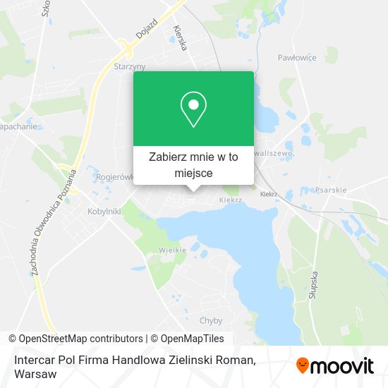 Mapa Intercar Pol Firma Handlowa Zielinski Roman