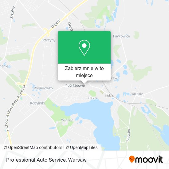 Mapa Professional Auto Service