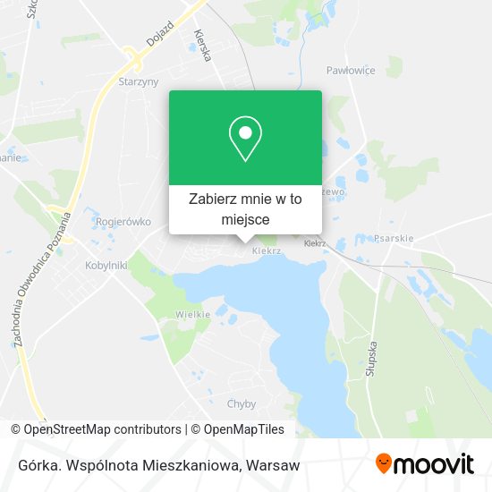 Mapa Górka. Wspólnota Mieszkaniowa