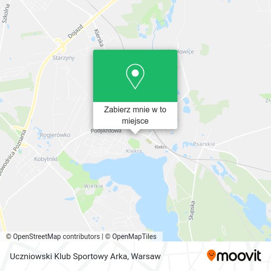 Mapa Uczniowski Klub Sportowy Arka