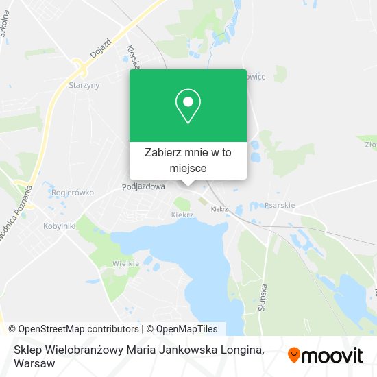 Mapa Sklep Wielobranżowy Maria Jankowska Longina