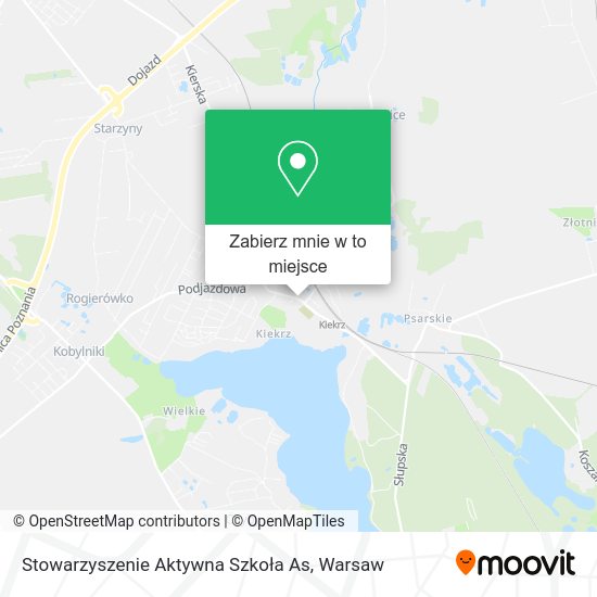 Mapa Stowarzyszenie Aktywna Szkoła As