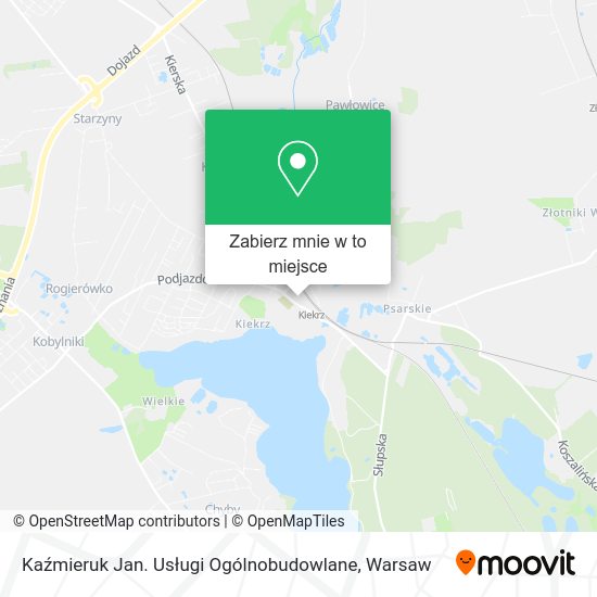 Mapa Kaźmieruk Jan. Usługi Ogólnobudowlane