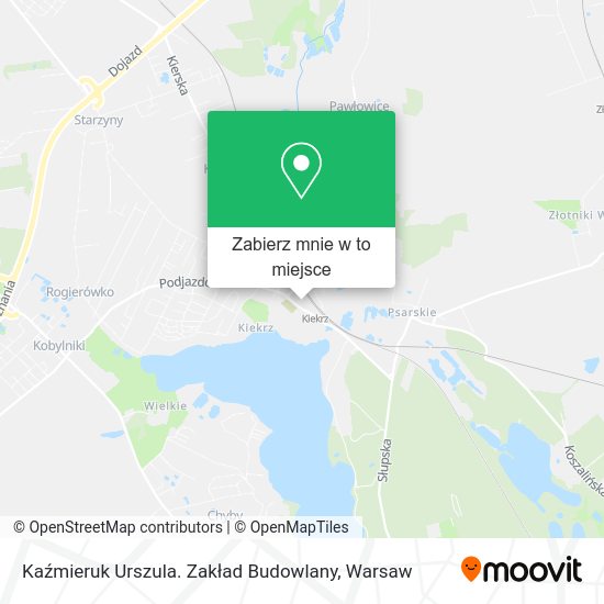 Mapa Kaźmieruk Urszula. Zakład Budowlany