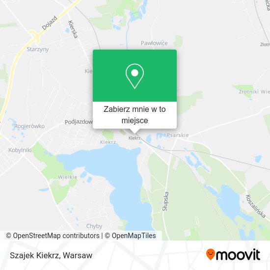 Mapa Szajek Kiekrz