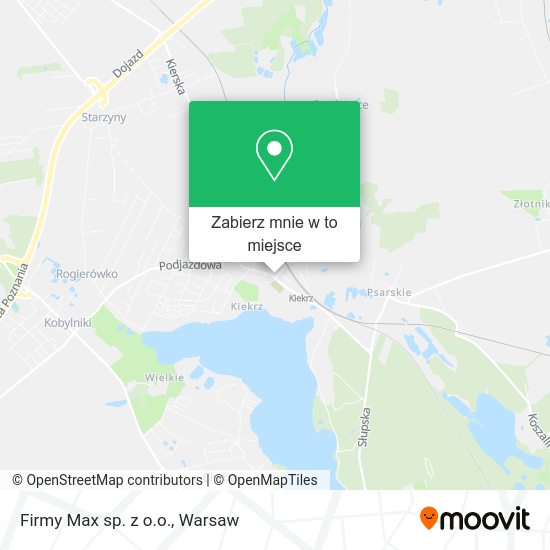 Mapa Firmy Max sp. z o.o.