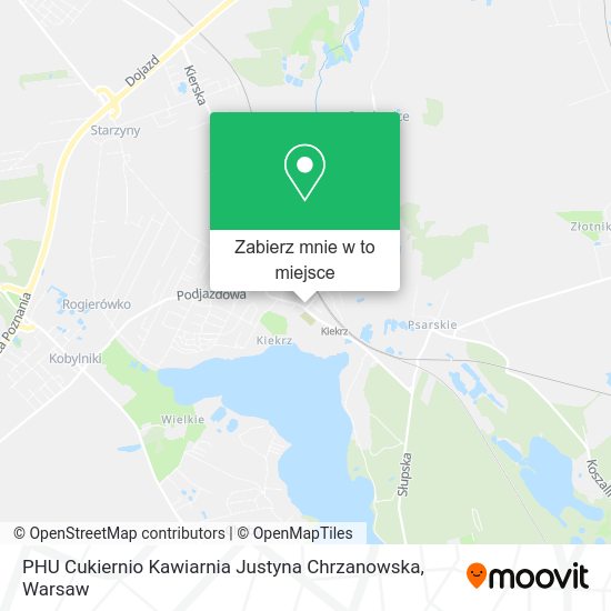 Mapa PHU Cukiernio Kawiarnia Justyna Chrzanowska