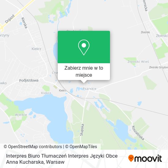 Mapa Interpres Biuro Tłumaczeń Interpres Języki Obce Anna Kucharska