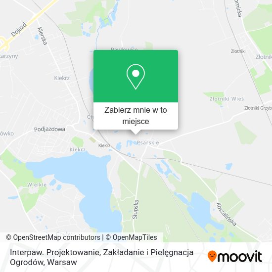 Mapa Interpaw. Projektowanie, Zakładanie i Pielęgnacja Ogrodów