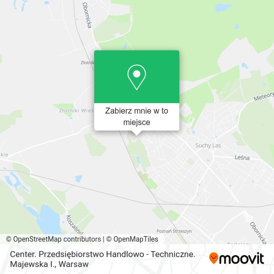 Mapa Center. Przedsiębiorstwo Handlowo - Techniczne. Majewska I.