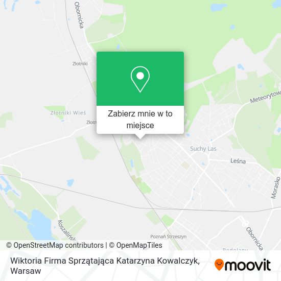 Mapa Wiktoria Firma Sprzątająca Katarzyna Kowalczyk