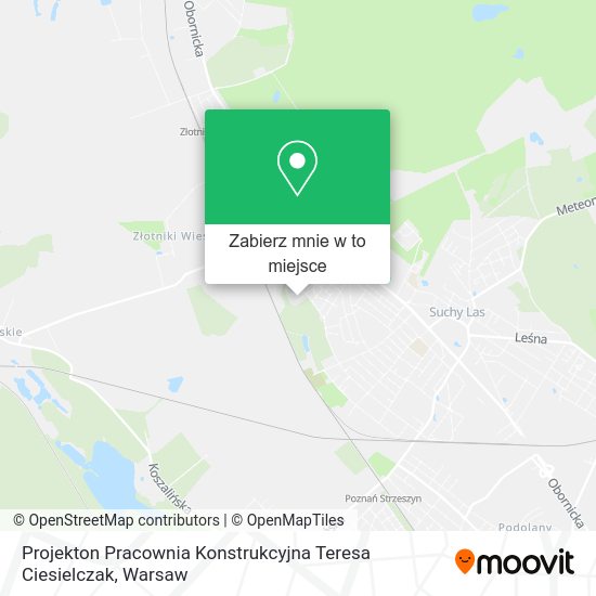 Mapa Projekton Pracownia Konstrukcyjna Teresa Ciesielczak