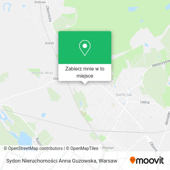 Mapa Sydon Nieruchomości Anna Guzowska