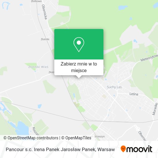 Mapa Pancour s.c. Irena Panek Jarosław Panek