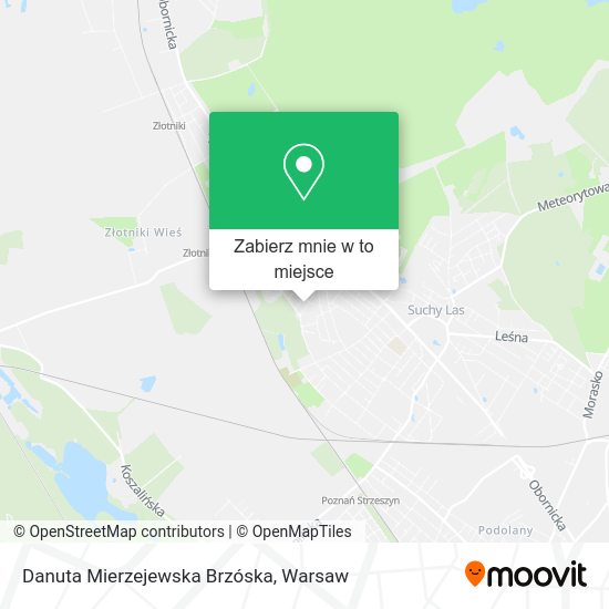 Mapa Danuta Mierzejewska Brzóska