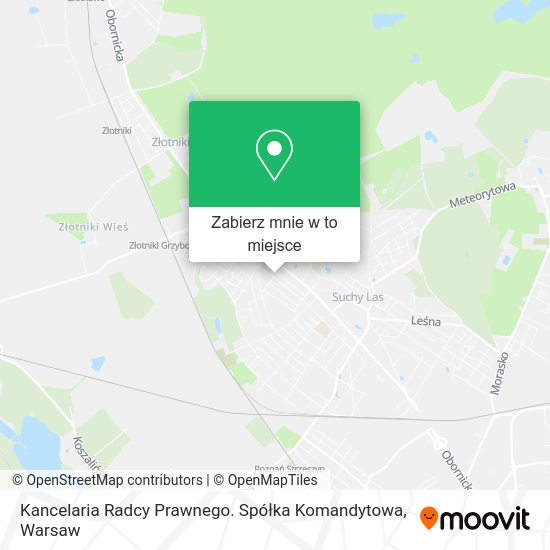 Mapa Kancelaria Radcy Prawnego. Spółka Komandytowa