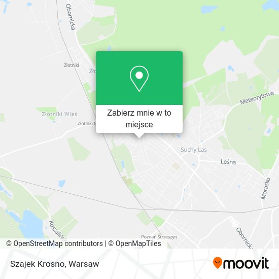 Mapa Szajek Krosno