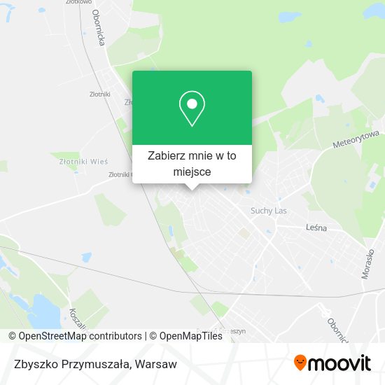 Mapa Zbyszko Przymuszała