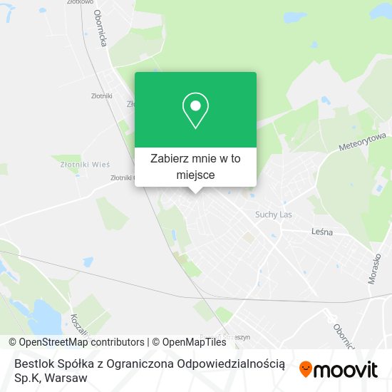 Mapa Bestlok Spółka z Ograniczona Odpowiedzialnością Sp.K