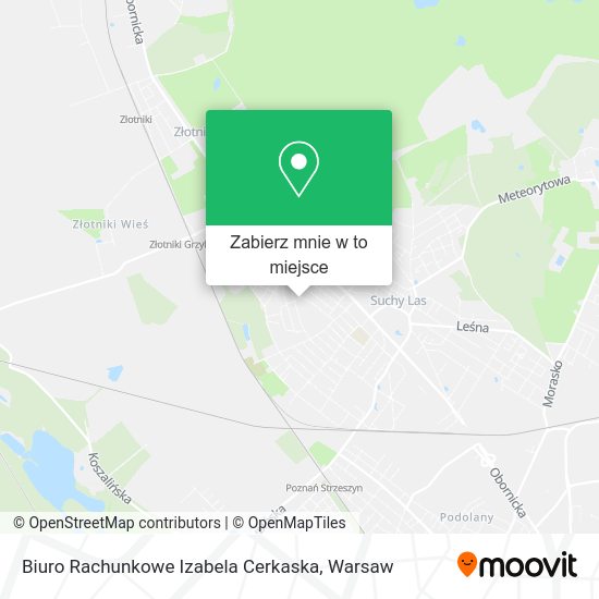 Mapa Biuro Rachunkowe Izabela Cerkaska