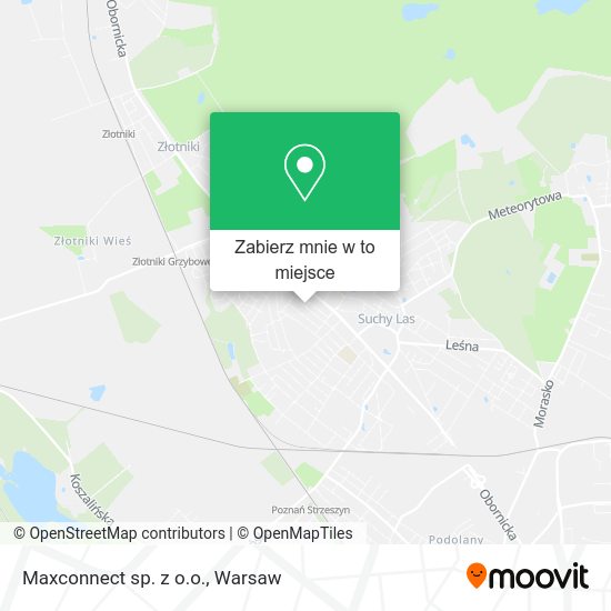 Mapa Maxconnect sp. z o.o.
