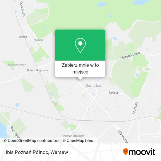 Mapa ibis Poznań Północ