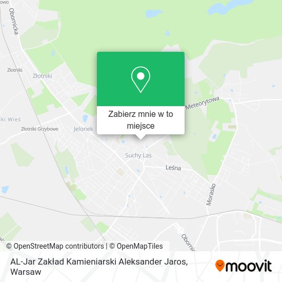 Mapa AL-Jar Zakład Kamieniarski Aleksander Jaros