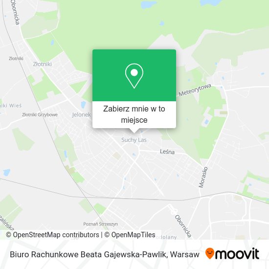 Mapa Biuro Rachunkowe Beata Gajewska-Pawlik