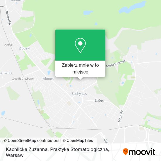 Mapa Kachlicka Zuzanna. Praktyka Stomatologiczna