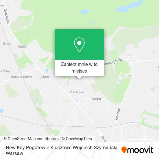 Mapa New Key Pogotowie Kluczowe Wojciech Szymański