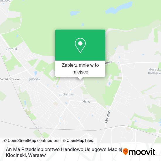 Mapa An Ma Przedsiebiorstwo Handlowo Uslugowe Maciej Klocinski