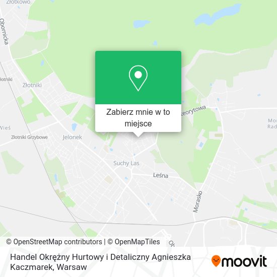 Mapa Handel Okrężny Hurtowy i Detaliczny Agnieszka Kaczmarek