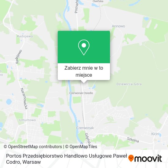 Mapa Portos Przedsiębiorstwo Handlowo Usługowe Paweł Codro