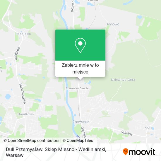 Mapa Dull Przemysław. Sklep Mięsno - Wędliniarski