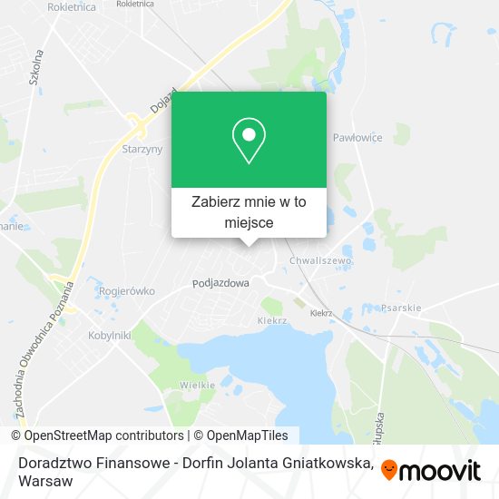 Mapa Doradztwo Finansowe - Dorfin Jolanta Gniatkowska