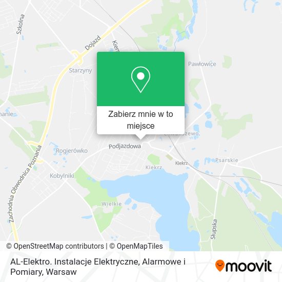 Mapa AL-Elektro. Instalacje Elektryczne, Alarmowe i Pomiary