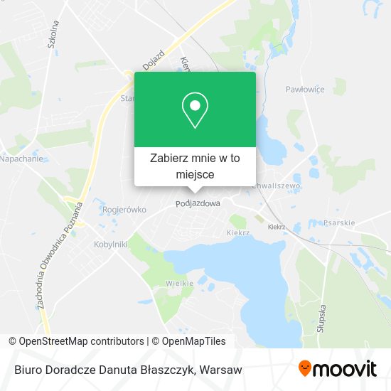 Mapa Biuro Doradcze Danuta Błaszczyk