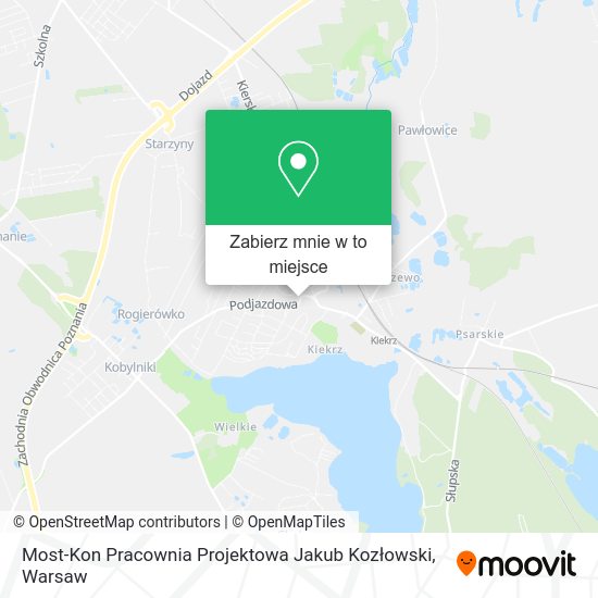 Mapa Most-Kon Pracownia Projektowa Jakub Kozłowski