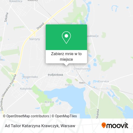 Mapa Ad Tailor Katarzyna Krawczyk