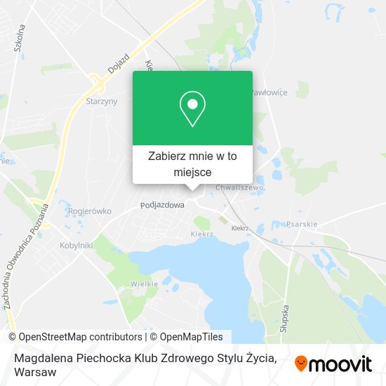 Mapa Magdalena Piechocka Klub Zdrowego Stylu Życia