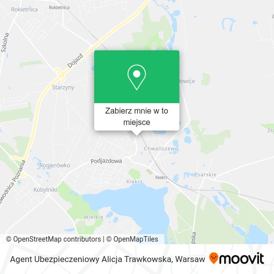 Mapa Agent Ubezpieczeniowy Alicja Trawkowska