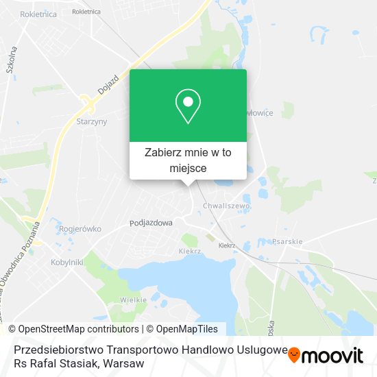 Mapa Przedsiebiorstwo Transportowo Handlowo Uslugowe Rs Rafal Stasiak