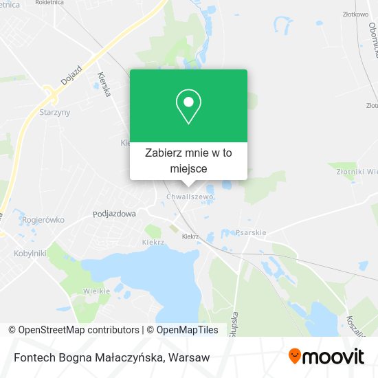 Mapa Fontech Bogna Małaczyńska